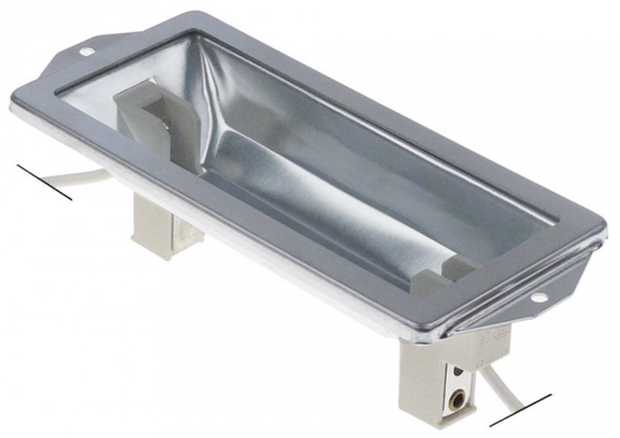 Soclu lampa R7 complet cu fire de 45 cm si sticla - 359753