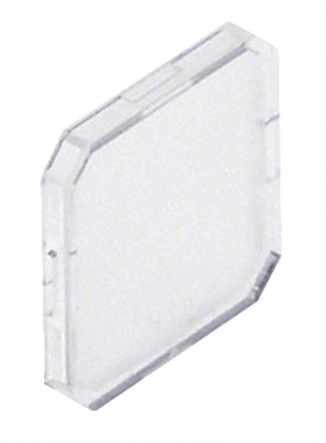 cap for momentary switch transparent/colourless octagonal L 28,4mm W 28,4mm