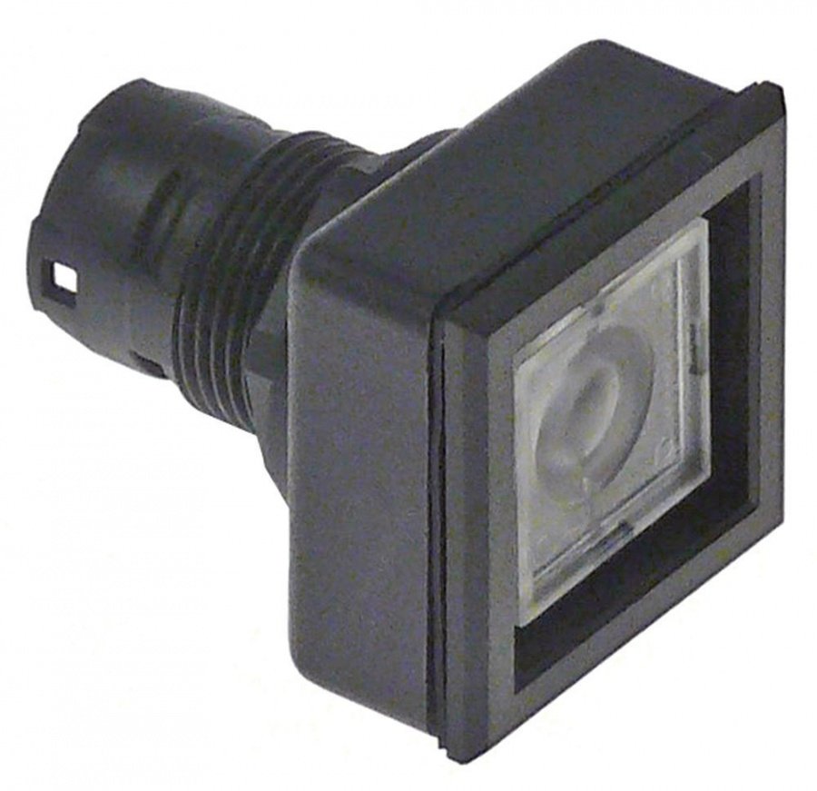momentary switch unit type momentary 24x24mm black/transparent square