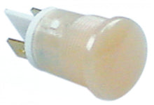indicator lamp ø 16 mm 230 V white connection flat plug 6,3mm - Code 359829
