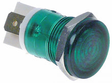 Lampa indicatoare ø 16 mm, 230 V, verde - 359835