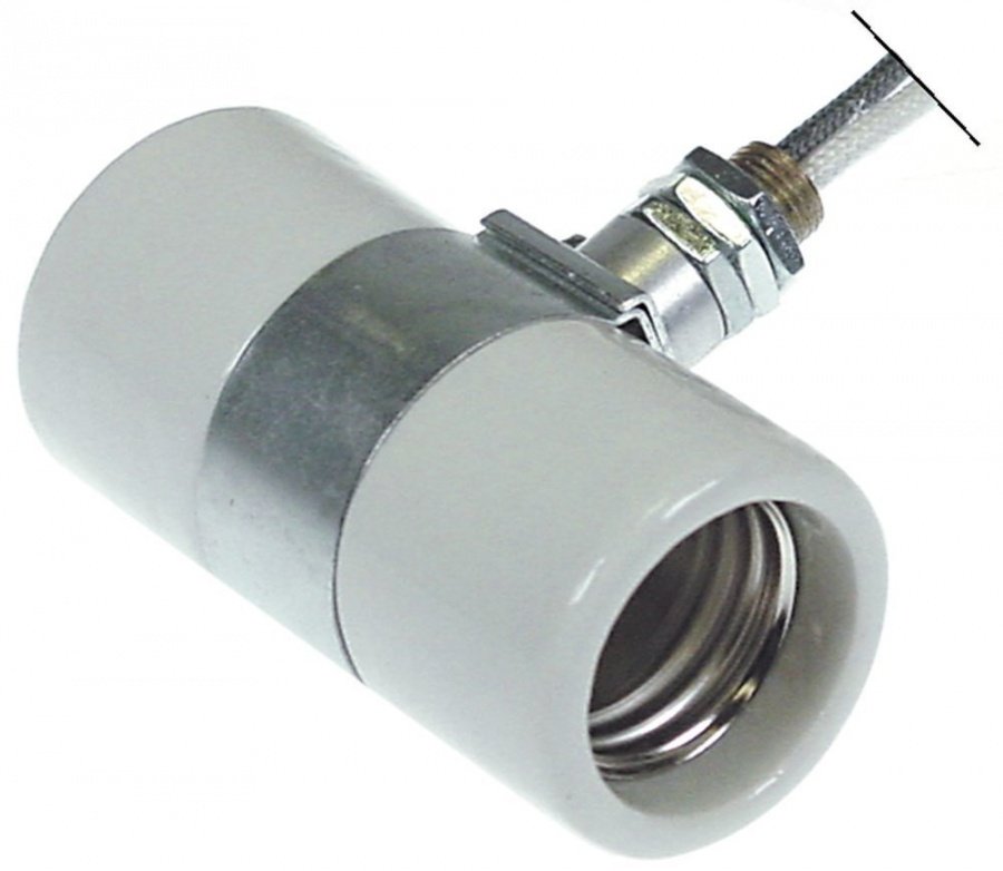 bulb socket E27 double for thermal bridge Hatco GR - Code 359848