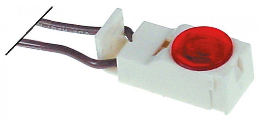 indicator lamp 230V red 35x16mm - Code 359885