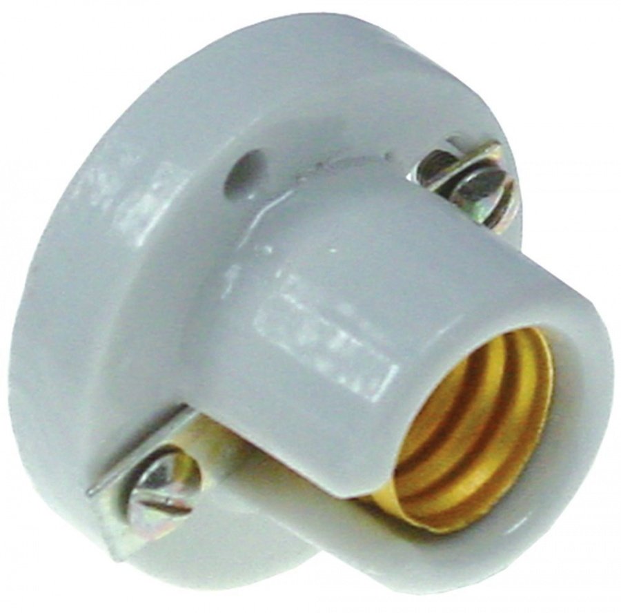 bulb socket E14 ø 40 mm with 2-hole fixing L 26 mm - Code 359916