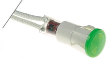 indicator light ø 12mm 400V green connection 2-wire cable length 700mm