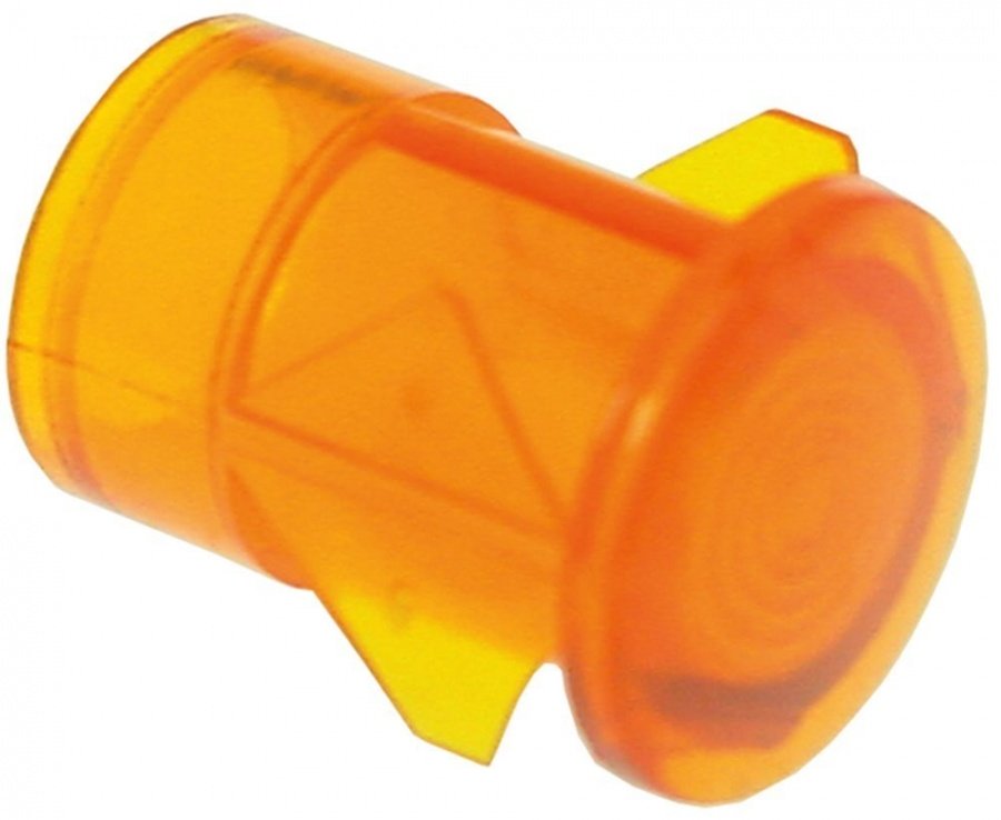 Capac portocaliu pentru lampa semnalizare, montare ø 12 mm - 359970