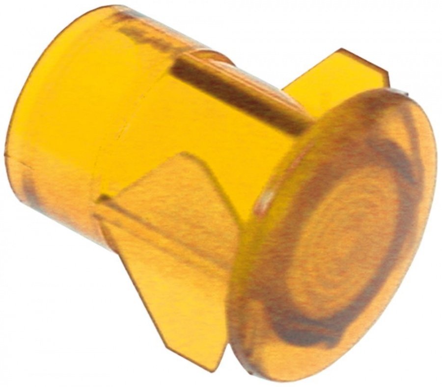 Capac galben pentru lampa, montare ø 13 mm - 359974