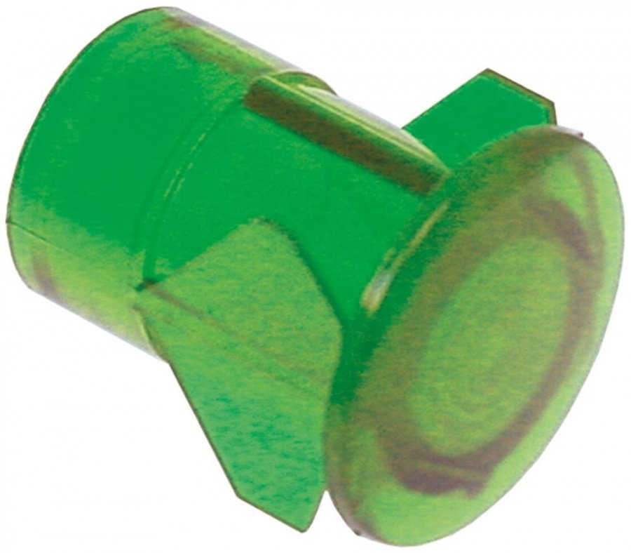 Capac verde pentru lampa, montare ø 13 mm - 359975