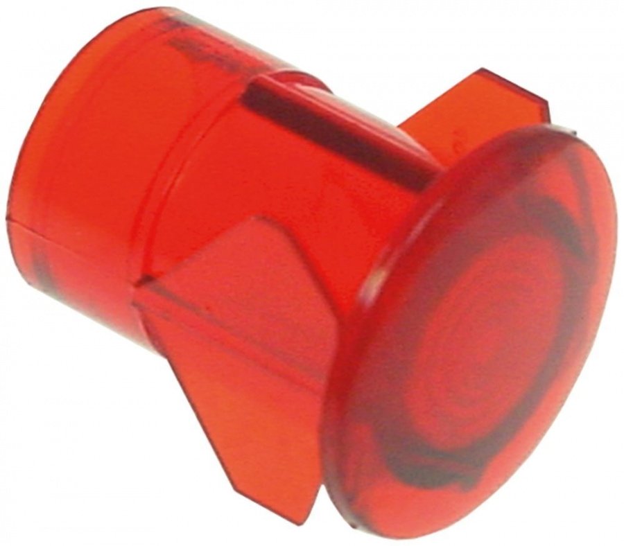 Capac rosu pentru lampa, montare ø 13 mm - 359976