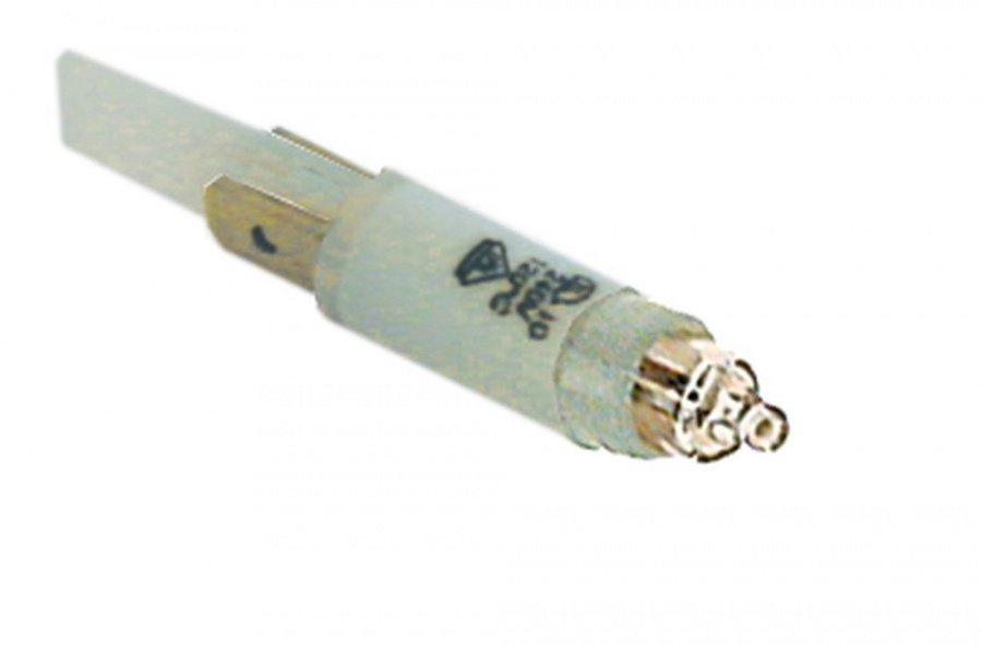 indicator element 230 V, clear, connection flat plug 4,8 mm - 359984