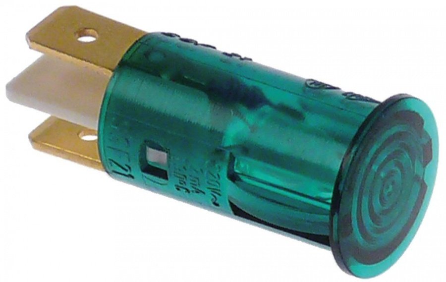 indicator lamp ø 12,5 mm 230 V green - Code 359997