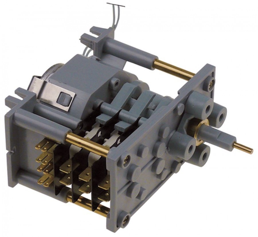 Timer CDC 7003F3 / 360025, 360 secunde, cu 3 camere, ax ø 6x7 mm, motor M37LN, CDC - 360025