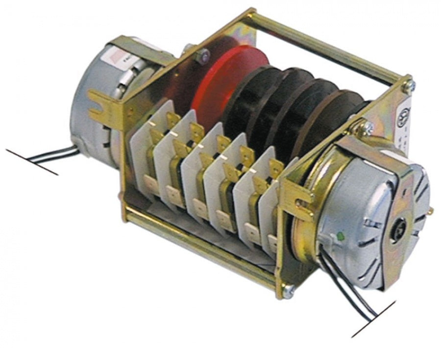 Timer 60s/120s secunde, tip CEM HL6M16, cu 2 motoare, 230 V - 360030
