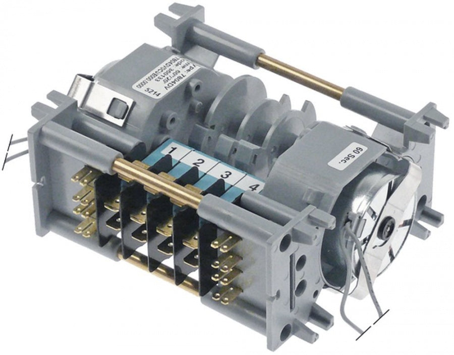 Timer CDC 7804DV / 360133, 230 V, cu 2 motoare, 4 camere, timpi 60 secunde / 20 minute - 360133