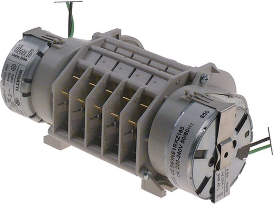 Timer bigatti ser005 / 80805, timpi 72 secunde - 4,8 minute, cu 2 motoare 230 v si 5 camere - 360390