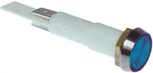 indicator light ø 10mm 230V blue connection male faston 6,3mm
