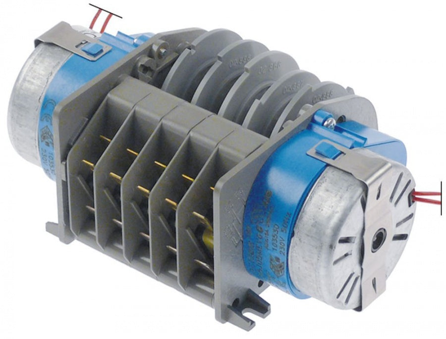 Timer FIBER, P25, 2 motoare, 5 camere, timpi 15s / 2min, 230 V - 360576