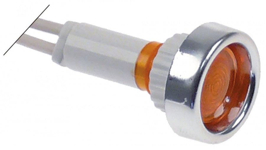 indicator light ø 10 mm, yellow 24 V, connection cable cable length 200 mm