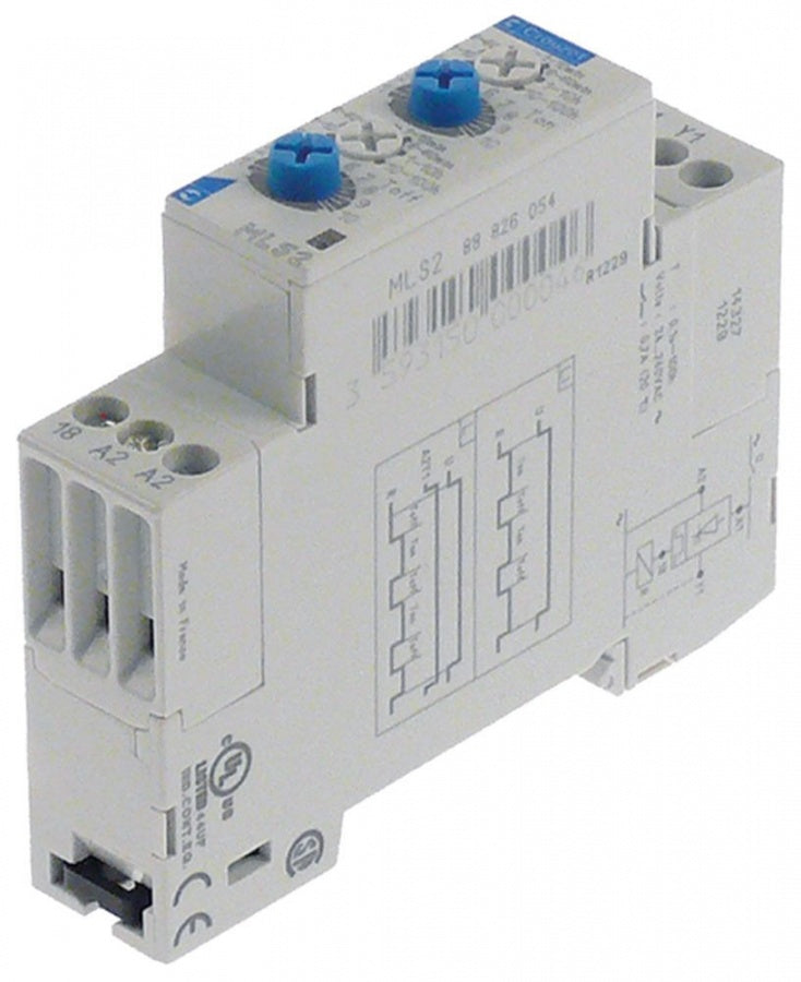 Releu de timp, CROUZET MLS2-88826054, domeniu 0.1s-100h, 24-240V, 0,7 A - 360631