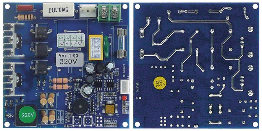 placa electronica de control p.c.b. pentru mixer planetar L 90mm L 90mm