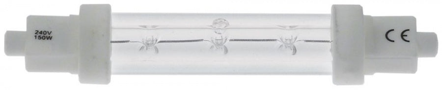 lampă cu infraroșu dulie R7s L 117.6mm 240V 150watt cu tub de protecție
