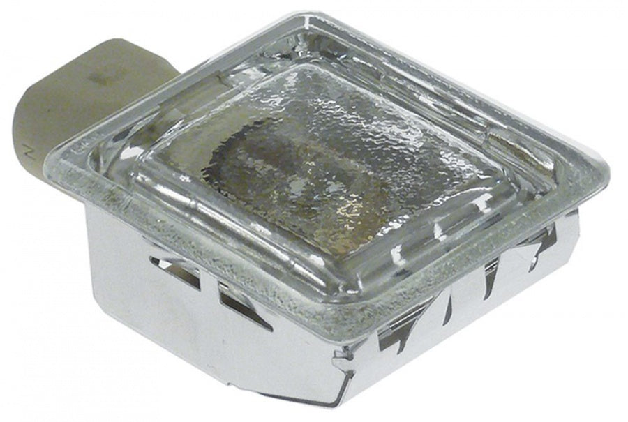lampa cuptor dimensiuni de montaj 55x70mm 250V 25watt dulie E14 dreptunghiular rez.temp. 300°C