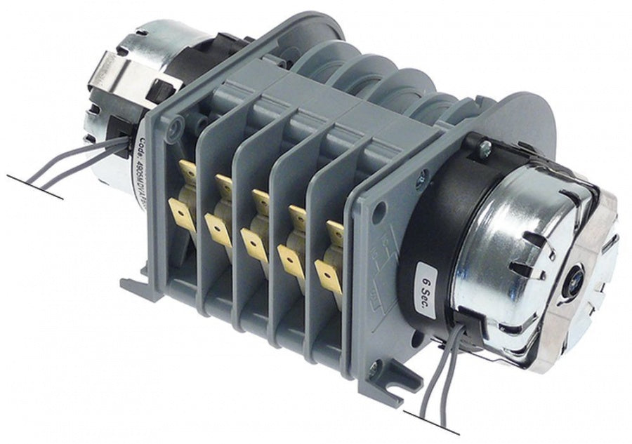 Timer CDC 4905MDV, 230V, 2 motoare, 5 camere, timp 6s/3min - 360721