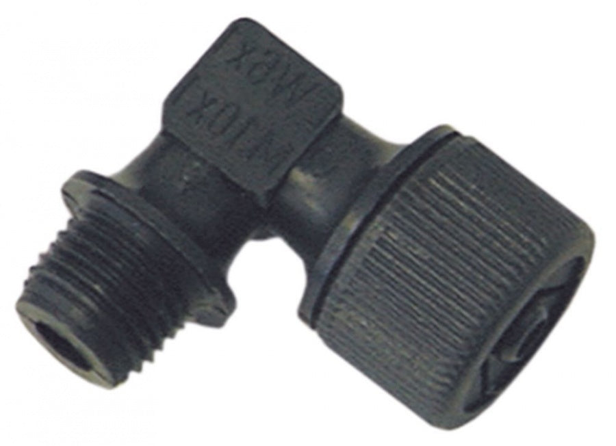 Racord cu cot, pentru furtun ø 6x8 mm, filet M10x1 - 361093