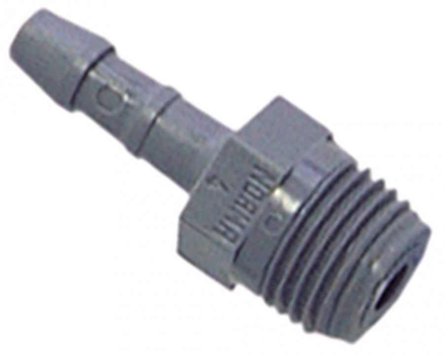 Racord pentru furtun ø 6 mm, filet M10x1, din plastic gri - 361100
