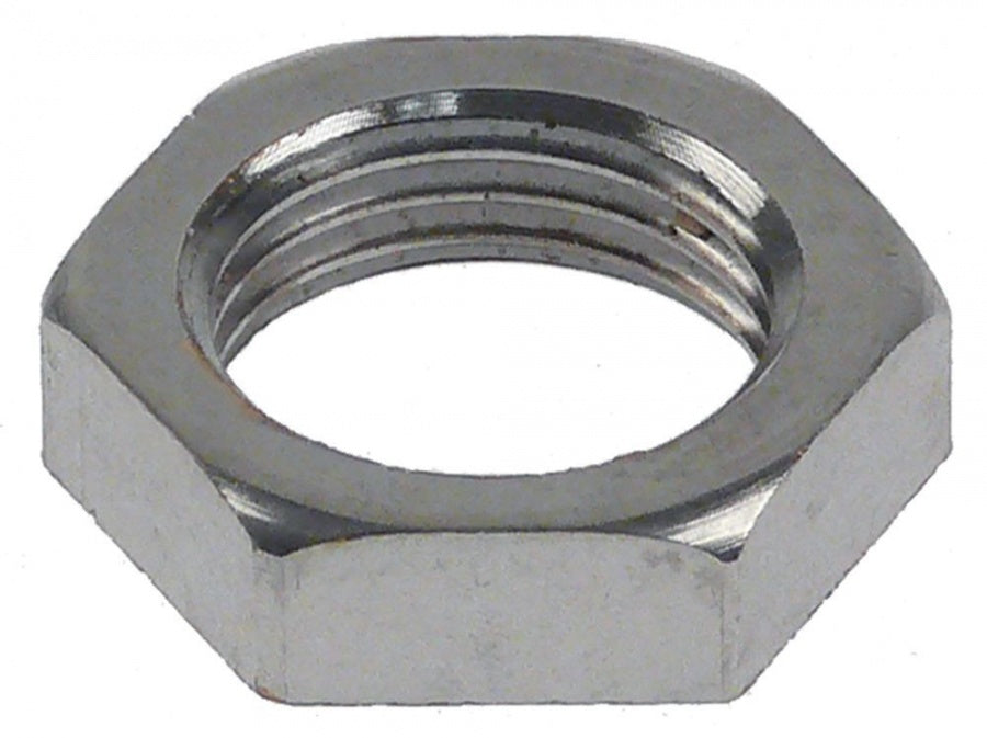 Piulita 1/4", hexagon 17 mm, grosime 5 mm, din alama cromata - 361182