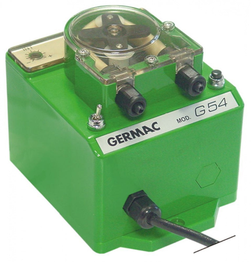 doser GERMAC frequency regulation/speed control 13 l/h 230 VAC detergent hose ø 4x6mm