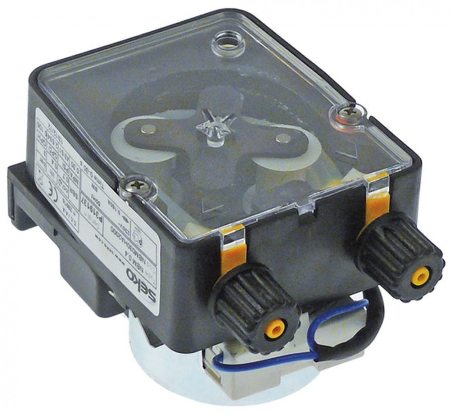 Pompa dozatoare SEKO, pentru agent de clatire, cu reglaj al timpului, 0,4 l/h, 230 V - 361768