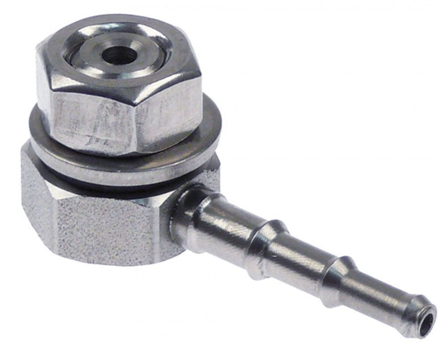 Racord din INOX pentru cuva, filet M12, racord furtun ø 4/5/6 mm- 361856