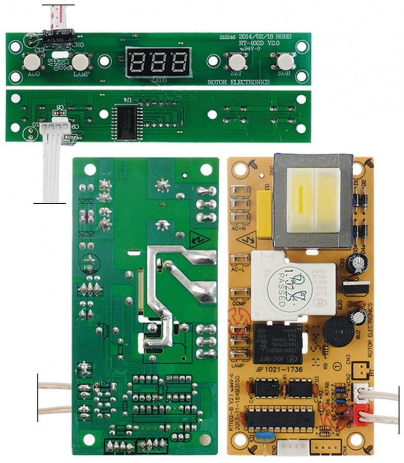 Placa electronica cu tastatura si display KB3150, cablu 225 mm - 361873