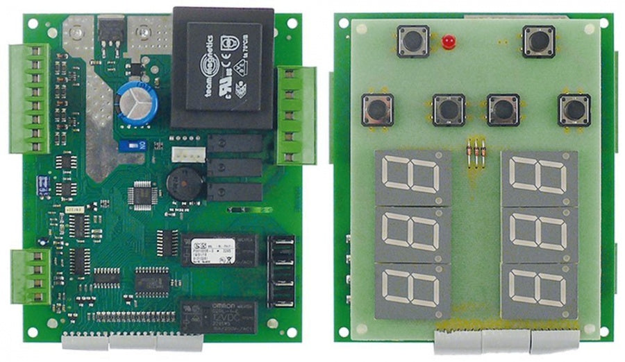 Placa electronica de control p.c.b. cuptor de pizza/presă de pizza 91310260, L 125 x 108 mm