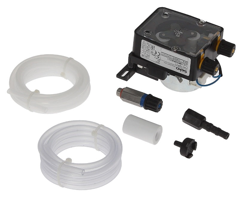 Set pompa dozatoare SEKO NBR 0.4, reglare frecvenȚĂ 0.4l/h, 230VAC, pentru agent de clătire