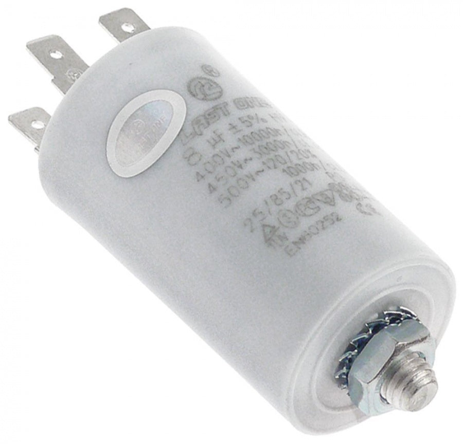 Condensator 8 µF, 450 V, L 57 mm, ø 32 mm - 365013