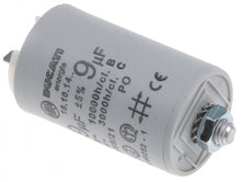 operating capacitor capacity 9µF 450V with plastic sheathing tolerance 5% L 60mm ø 36mm