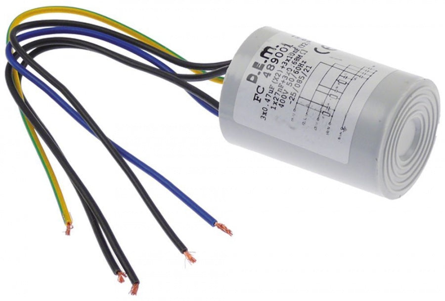 interference suppression filter type FC489001 400 V 50/60Hz conductor 4   connection cable 200mm