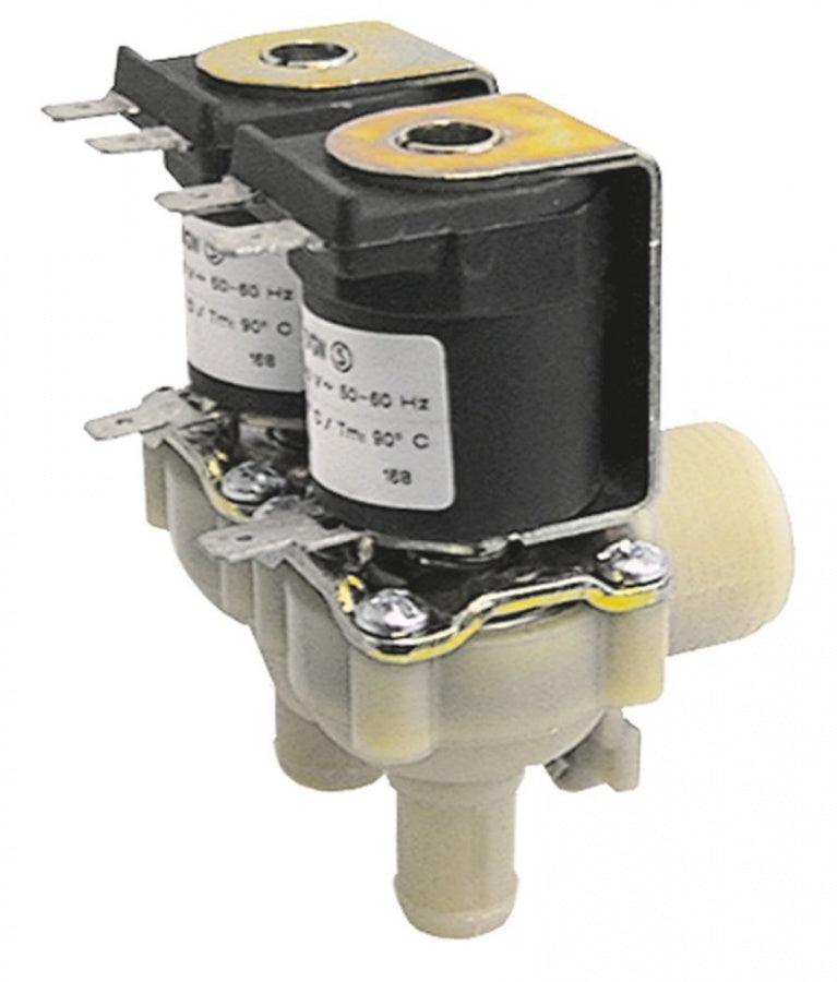 Electrovalva dubla Muller 230 V, intrare 3/4", iesire 14,5 mm, DN10, t.max. 90°C, duty cycle 100% - 370003