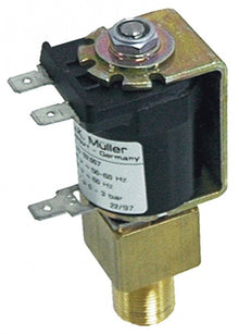 Electrovalva 2 Cai, intrare 1/8" FT, iesire M16x1, terminatie Müller - Cod 370037