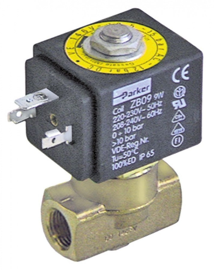 Electrovalva Parker VE-146, 230V, racorduri ¼", bobina ZB09, -20°+130°C, max. 10 bari - 370067
