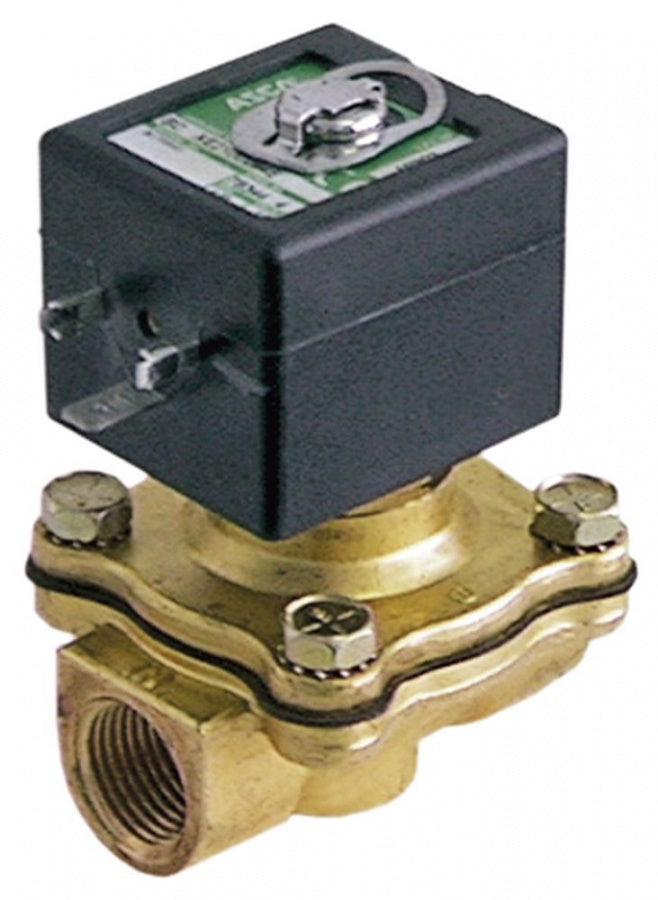 solenoid valve 2-ways 230 VAC connection ½" L 70mm DN 16mm slide-on receptacle DIN -20° up to 85°C