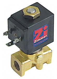 solenoid valve 2-ways 230 VAC connection ¼" brass