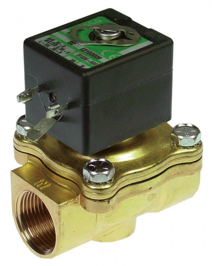 solenoid valve 2-ways 230V connection ¾" L 71mm DN 19mm slide-on receptacle DIN -20° up to 85°C