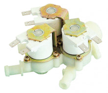 Electrovalva, 3 Cai, dreapta, 230 V, intrare ¾", iesire 11,5 mm, t.max. 90°C, RPE, plastic - Cod 370240