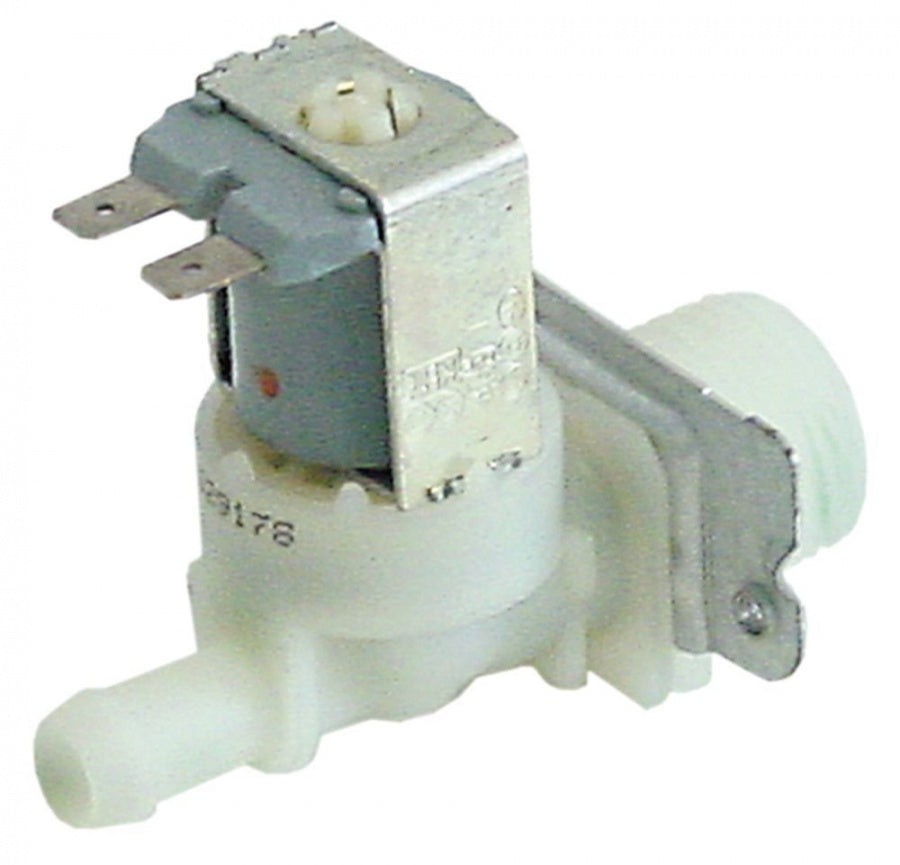 Electrovalva dreapta, 230 V, intrare ¾", iesire 11,5 mm, t. max. 90°C, TP - Cod 370245
