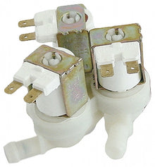 Electrovalva, 3 Cai, dreapta, 230 V, intrare ¾", iesire 11,5 mm, t.max. 90°C, TP, plastic - Cod 370250
