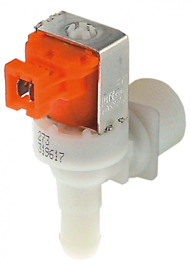 Electrovalva plastic unghiulara, 1 iesire, 230V, intrare ¾", iesire 14 mm, t. max. 90°C, EATON (INVENSYS) - Cod 370254