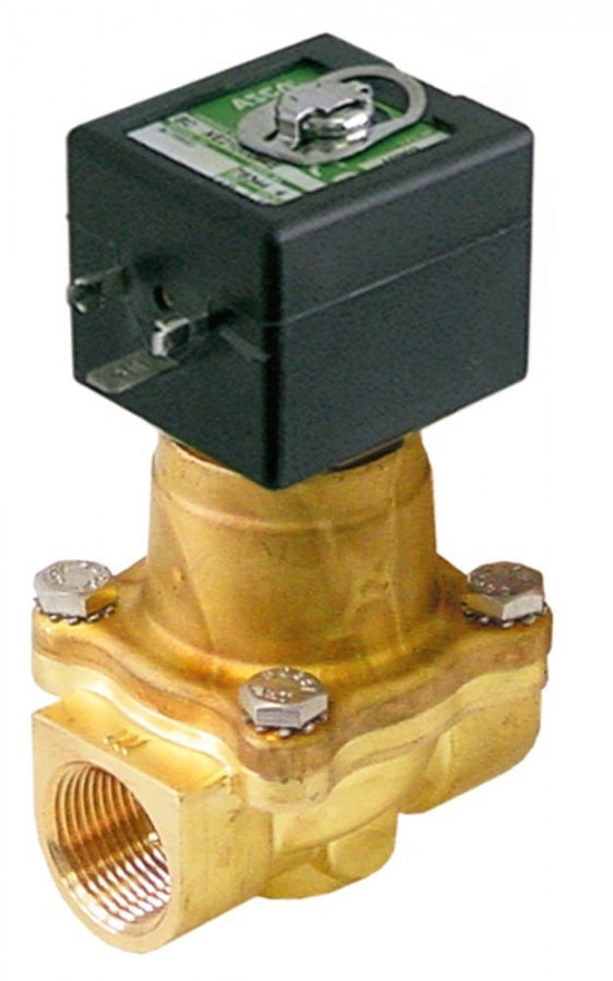 solenoid valve 2-ways 230 VAC inlet 1/2" outlet 1/2" connection 1/2" L 70mm DN 16mm